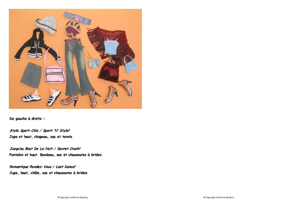 Ligne de v�tements 2003